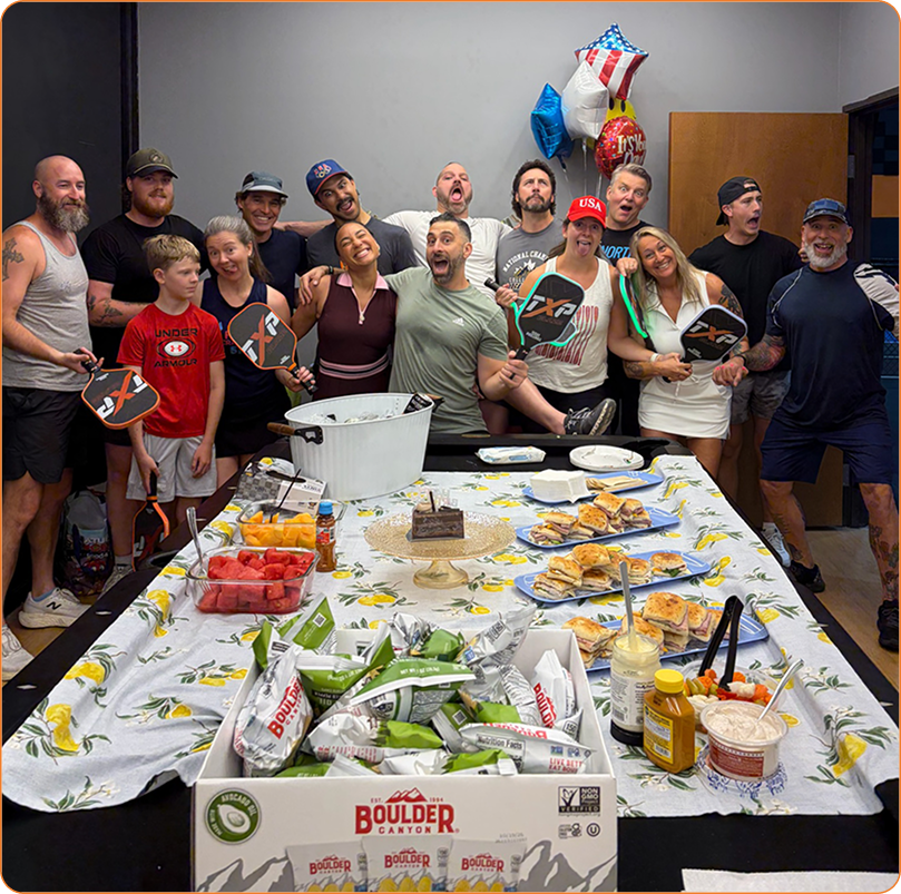 Texas Pickleball community gathering and social pickleball event in Roanoke TX